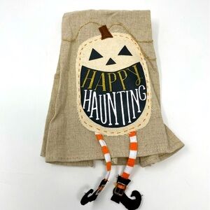 Happy Haunting Halloween Pumpkin Decorative Dish Towel